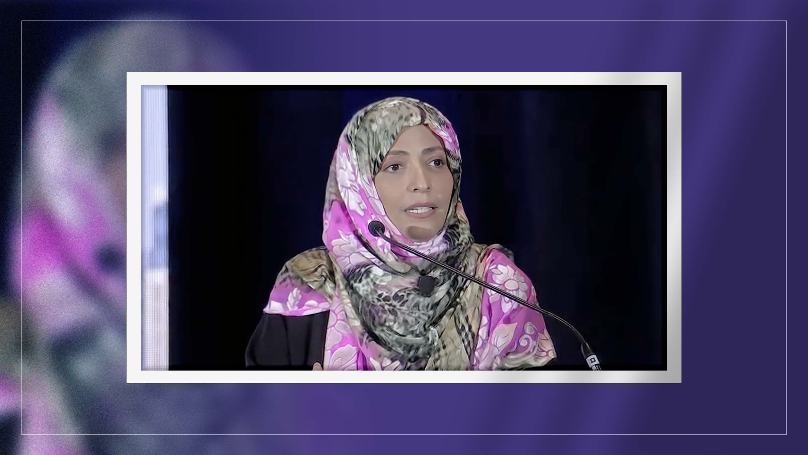 Tawakkol Karman Warns of Global War on Knowledge at U.S. Conference